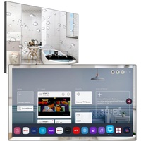 Soulaca 28 Zoll 4K UHD Smart TV für Badezimmer, Digital/Analog-Tuner, Mirror Panel, Magic Remote, wasserdicht, Netflix, integrierte Lautsprecher,2023 Modell