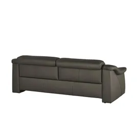 HIMOLLA Sofa Leder 3-Sitzer Braun