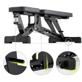 Zipro Hantelbank Zipro Pumpiron Schwarz