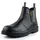 Black Hammer Sicherheitsstiefel Herren Chelsea Arbeitsschuhe Leder Stahlkappe Arbeit Knöchel Leichte Schuhe S3 SRC 1600 Schwarz (48