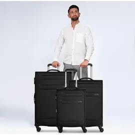 Worldpack Chicago Koffer-Set 3-tlg. schwarz