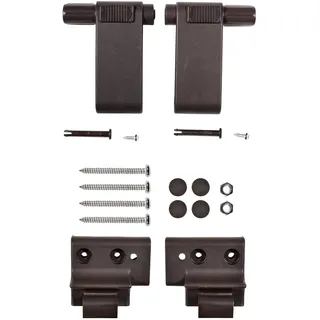 VHEUHZ Griffhebel-set und Konsolen-Set Braun Ersatzteil für Braas Atelier-Fenster Kompatibel mit BA/DA 1992+ Dachfenster