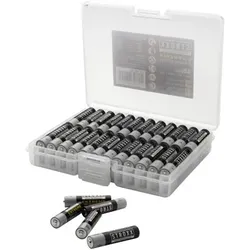 Alkaline Batterie AAA LR03 48 STK. in PLASTIK BOX 100-433