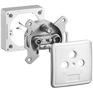 goobay 7001213 3-Loch Antennen-Dose