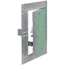 Wiltec Revisionsklappe Aluminium 20 x 30 cm mit 12,5 mm Gipskartoneinlage Grau