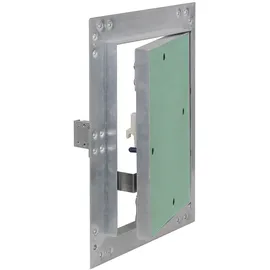 Wiltec Revisionsklappe Aluminium 20 x 30 cm mit 12,5 mm Gipskartoneinlage Grau