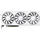 Pine Technology XFX Swift Radeon RX 9070 XT OC White Triple Fan Gaming Edition Grafikkarte 16GB GDDR6 DP/HDMI