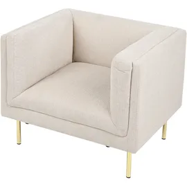 Beliani Sessel Moen Stoff 72 x 71 x 70 cm Beige