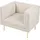 Beliani Sessel Moen Stoff 72 x 71 x 70 cm Beige