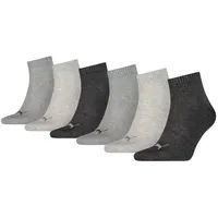 Puma Quarter Socken 6-Pack melange 4.0 - 39-42