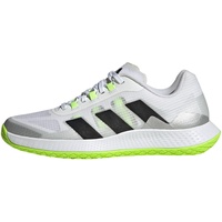 adidas Herren Forcebounce Volleyball Shoes Sneaker, FTWR White/core Black/Lucid Lemon, 44 2/3
