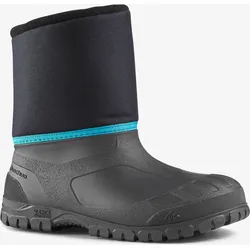 Winterstiefel Kinder Gr. 26–37 warm wasserdicht Winterwandern - SH100 dunkelblau|tropenblau 34/35