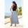 LASCANA Maxirock Damen Blau 40