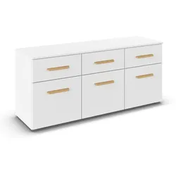 rauch Kommode »Aditio« - 140x42x62cm - weiß - Holz / Holz