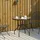 Outsunny Gartentisch Ø 80 x 72 cm schwarz