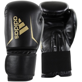 Adidas Boxhandschuhe Speed 50, Erwachsene, Boxing Gloves 14 oz, Punchinghandschuhe komfortabel und langlebig, schwarz