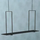 Boltze Fridolin Hängeregal Schwarz