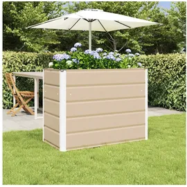 vidaXL Pflanzkübel 480 x 50 x 45 cm Weiß