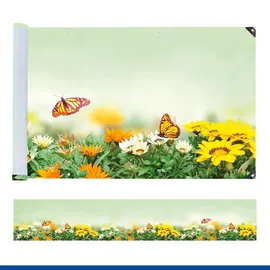 Maximex Balkonverkleidung 500 x 85 cm mehrfarbig Kunststoff
