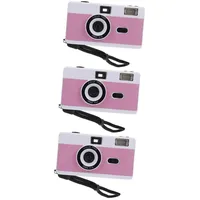 OSALADI 3stücke Retro Filmkamera Wiederverwendbare Vintage Kamera Mit Integriertem Blitz Einfache Handhabung Für Analoge Fotografie Für Einsteiger Und Fotografie-enthusiasten