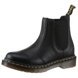 Chelseaboots DR. MARTENS "Virginia 2976", Damen, Gr. 40, schwarz, Leder, Elastischer Einsatz, unifarben, casual, Schuhe, Chunky Boots, Plateau Schuh, Boots mit herausnehmbarer Innensohle