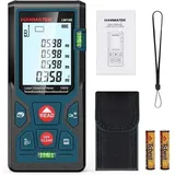 Digitaler Laser-Entfernungsmesser, LM100 100 m digitaler Laser-Entfernungsmesser, Längen-/Flächen-/Volumen-/Pythagoras-Theoremmessung mit