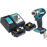 Makita - dtd 173 ra Akku Schlagschrauber 18 v 180 Nm 1/4" Brushless + 2x Akku 2,0 Ah + Ladegerät