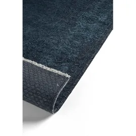 tesso living Vintage-Teppich, Blau, Textil, Rechteckig, 80x145 cm & Böden, Teppiche, Vintage-Teppiche