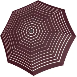 Fiber Magic Timeless Regenschirm gestreift rot