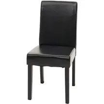 MCW Esszimmerstuhl Littau Leder schwarz
