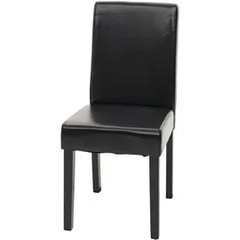 MCW Esszimmerstuhl Littau Leder schwarz