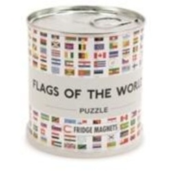 Flags of the world puzzle magnets