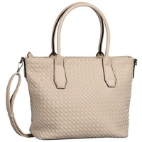 Gabor bags Emilia Damen Shopper Umhängetasche Reißverschluss Mittelgroß Beige