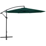 vidaXL Freiarm-Sonnenschirm Ø 350 cm grün