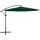 vidaXL Freiarm-Sonnenschirm Ø 350 cm grün