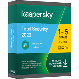 Kaspersky Lab Total Security 2019 5 Geräte 1 Jahr ESD DE Win Mac Android iOS