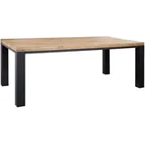 MASSIVMOEBEL24.DE Esstisch Wildeiche 220x100x76 bianco geölt VILLANDERS #220 - Weiß
