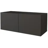 altdecor ELIO Lowboard 100 cm x 40 cm x 40 cm Schwarz Holz
