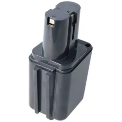 Akku passend für Bosch 2607300002 9,6 Volt 2Ah schmal Abmessungen 126x70x54mm und Bilder exakt vergleichen