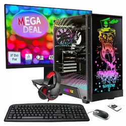 Hyrican MegaDeal Gaming-PC Rockstar SET2514 7393 + MSI PRO MP273ADE + Maus, Tastatur & Headset
