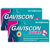 Gaviscon® Dual 250 mg / 106,5 187,5 Kautabletten Sparset 96 St