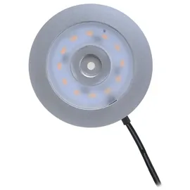 PRO PLUS Aufbauspot 12 LEDs Ø55x5,0mm grau