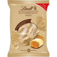 Lindt Blätterkrokant Weiss knusper Krokant in weisser Schokolade 90g