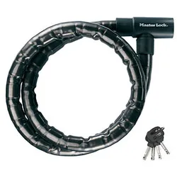 Master Lock® Fahrradschloss 8115EURDPS schwarz 1,2 m