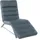 W.Schillig Relaxliege daily dreams Leder/Polyester 65 x 91 x 170 cm Blau mit Kissen