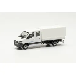 Mercedes-Benz Sprinter 18 Doppelkabine mit Plane Bundeswehr Fuhrpark Service Mod...