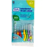 TePe Interdentalbürste Gemischt ISO-Größe 0-7 (0,4-1,3 mm) / Für eine einfache und gründliche Reinigung der Zahnzwischenräume / 1 x 8 Interdentalbürsten