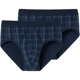 SCHIESSER Original Classics Sportslips dundelblau M 2er Pack
