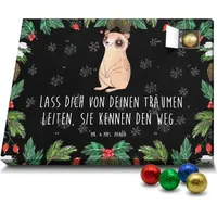 Mr. & Mrs. Panda Schoko Adventskalender Plumplori Glücklich - Schwarz - Geschenk, Gute Laune, Niedlich, lustige Sprüche, Tiermotive, Tiere, Schok... - Schwarz