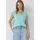 s.Oliver T-Shirt mit weitem Ausschnitt, Cut-out und Schleife - türkis - 44